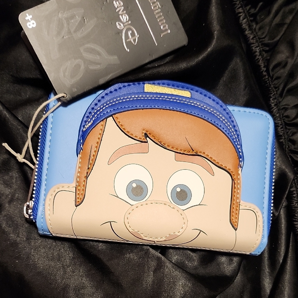 Loungefly Wreck It Ralph Wallet - Blue and Brown